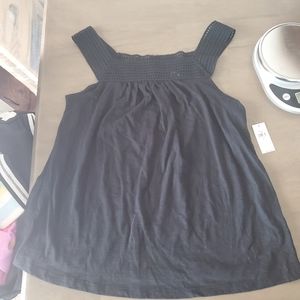 Old Navy Crochet Yoke Tank Top NWT
